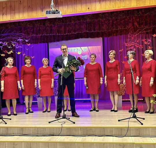 Saugų moterų vokalinis ansamblis ,,Vakarė” paminėjo 25 metų veiklos sukaktį
