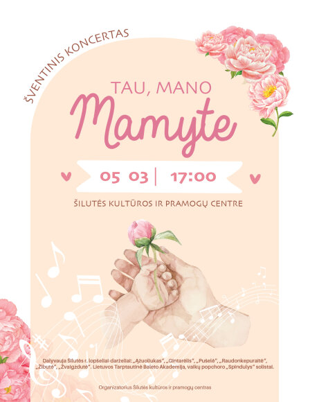 Kviečiame kartu švęsti Mamos dieną!
