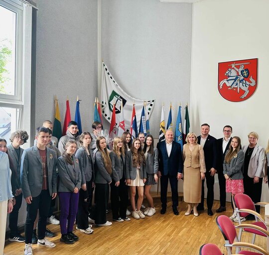 Savivaldybėje įvyko pilietiškumo pamoka