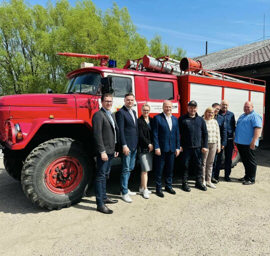 Pasveikinti Šilutės krašto ugniagesiai gelbėtojai