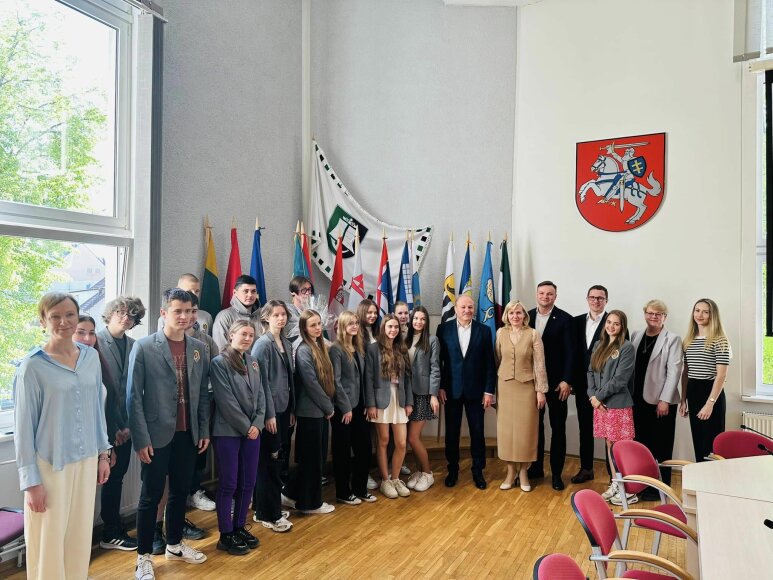 Savivaldybėje įvyko pilietiškumo pamoka