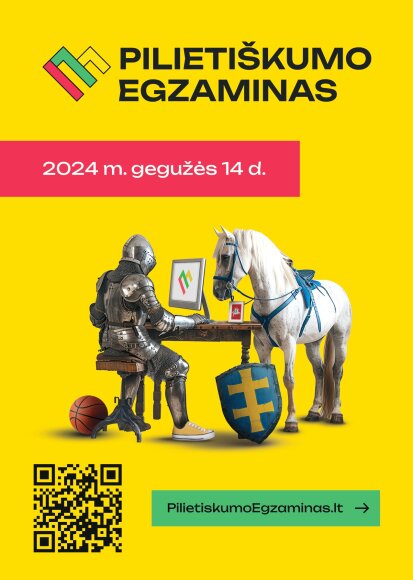 Dalyvaukite pirmąkart organizuojamame Pilietiškumo egzamine gegužės 14 d.!