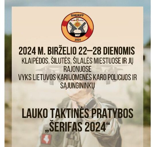 Lauko taktinės pratybos 