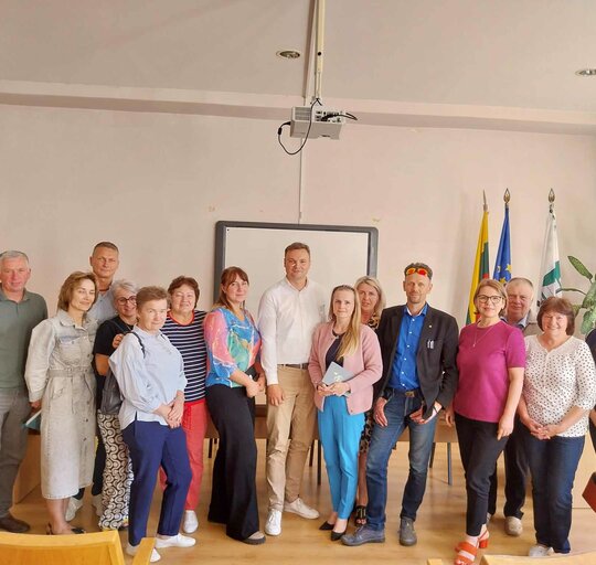 Administracijos direktorius A. Jurkus apsilankė bendruomenių pirmininkų susirinkime