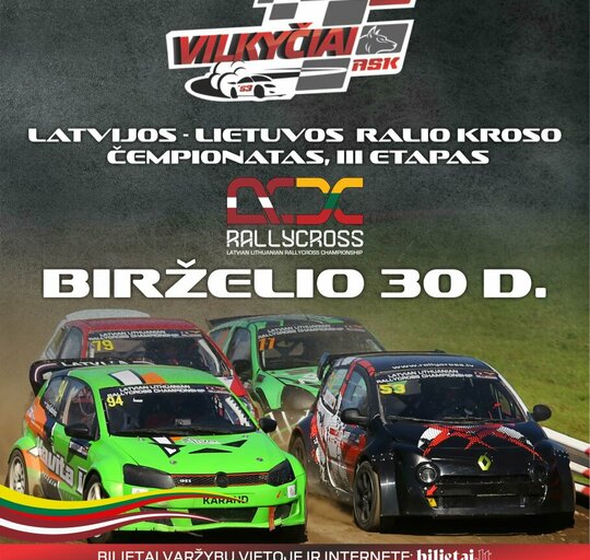 Šilutės rajono savivaldybėje vyks Latvijos–Lietuvos ralio kroso čempionato III etapas