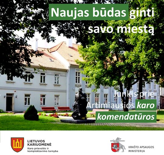 Kviečiame jungtis prie karo komendantūros!