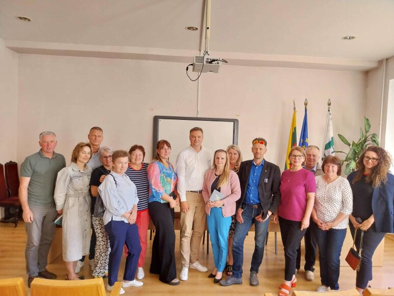Administracijos direktorius A. Jurkus apsilankė bendruomenių pirmininkų susirinkime