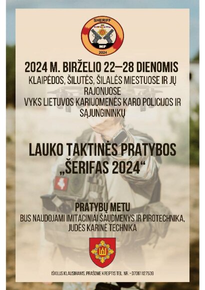 Lauko taktinės pratybos 