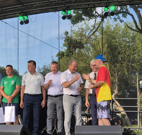 Valstybės dienos proga naumiestiškius pasveikino meras V. Laurinaitis