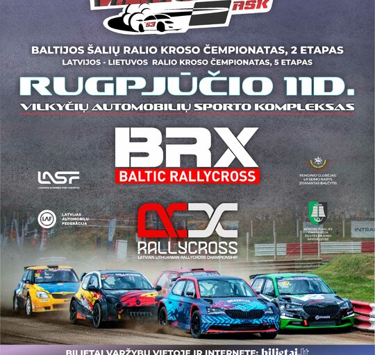 Šilutės rajone vyks Latvijos–Lietuvos ralio kroso čempionato V etapas ir Baltijos šalių ralio...