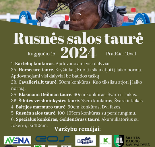 Žirgyno atstovai kviečia visus žirginio sporto mėgėjus į nuotaikingą šventę Rusnėje
