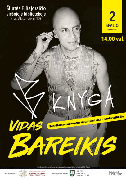 Kviečiame į susitikimą su Vidu Bareikiu