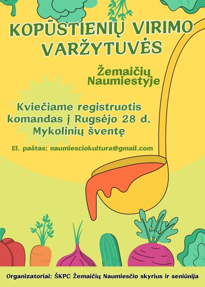 Kviečiame registruotis Kopūstienės virimo varžytuvėse
