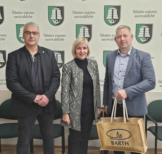 Savivaldybėje - svečiai iš Vokietijos Bartho miesto savivaldybės