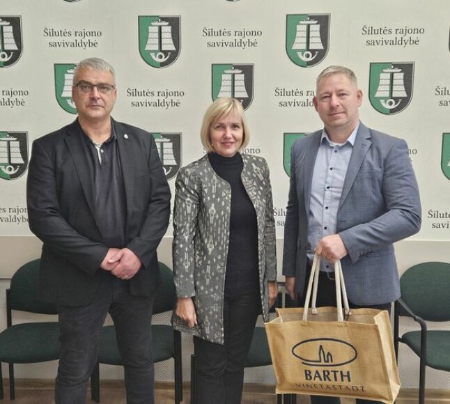 Savivaldybėje - svečiai iš Vokietijos Bartho miesto savivaldybės