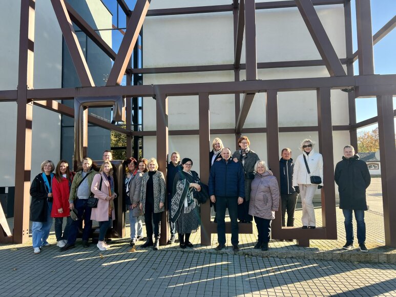 Šilutėje - užsienio partnerių iš Saldus vizitas