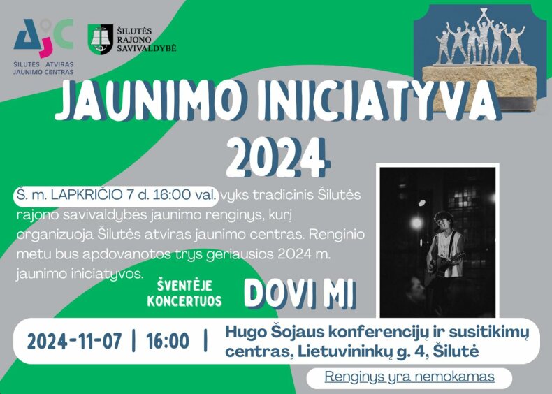 Kviečiame į Jaunimo apdovanojimus