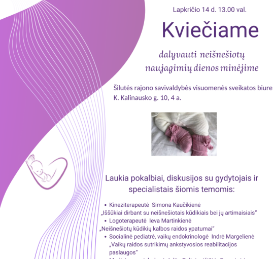 Prisijunkite prie purpurinės savaitės akcijos