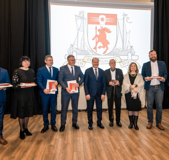 Įvyko iškilminga Mažosios Lietuvos regiono heraldikos ceremonija