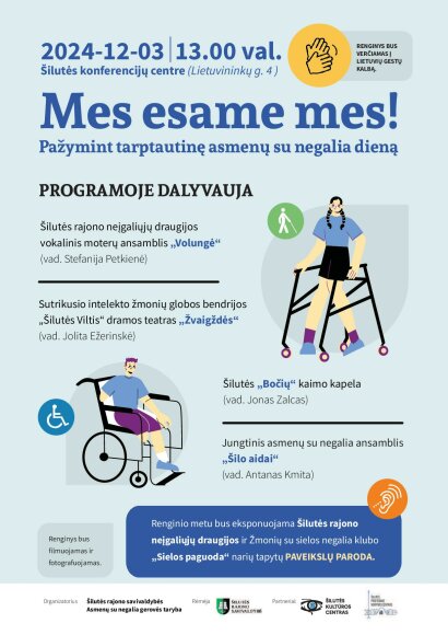 Pažymint asmenų su negalia dieną
