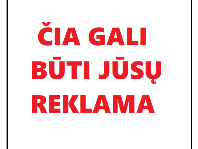 Išnuomojama 4,00 kv. m ploto vieta mobiliam reklaminiam įrenginiui