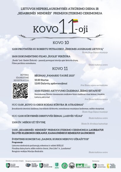Lietuvos nepriklausomybės atkūrimo dienos renginiai Šilutėje