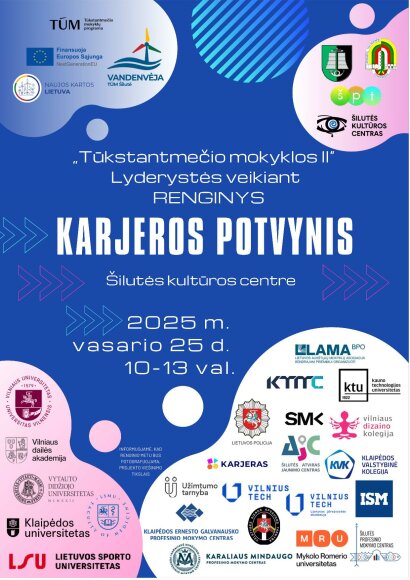 Kviečiame dalyvauti renginyje „Karjeros potvynis“