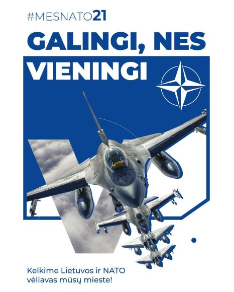 Lietuva mini narystės NATO 21 metų sukaktį