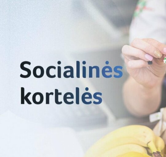 Informacija dėl socialinių kortelių ir donacijų skyrimo 2026 metams