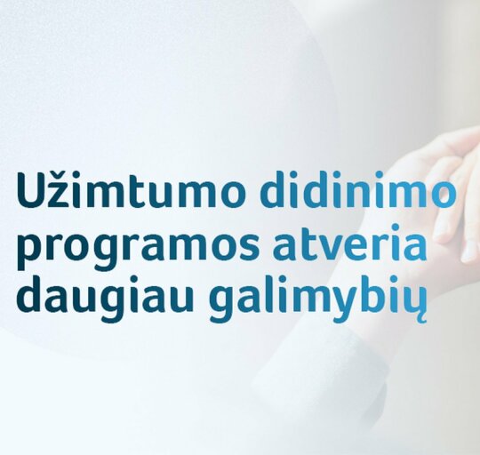 Užimtumo didinimo programos įgyvendinimas Šilutės rajono savivaldybėje 2024 m.