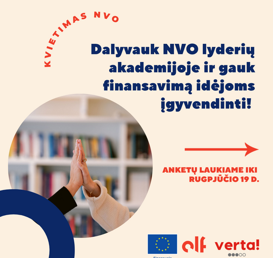 KVIETIMAS DALYVAUTI PROGRAMOJE