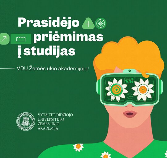 Informacija apie priėmimą į VDU ŽŪA studijas