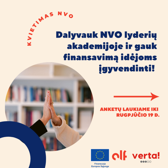 KVIETIMAS DALYVAUTI PROGRAMOJE