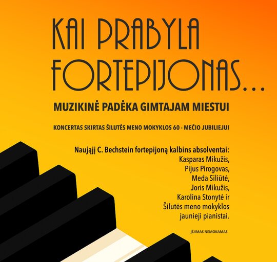 Kai prabyla fortepijonas...