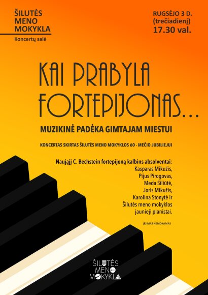 Kai prabyla fortepijonas...