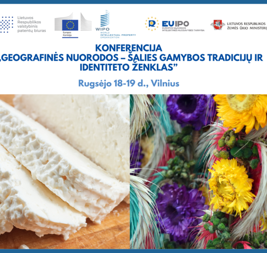 Kvietimas į konferenciją „Geografinės nuorodos – šalies gamybos tradicijų ir identiteto ženklas”