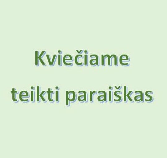 Bendruomenių dėmesiui!