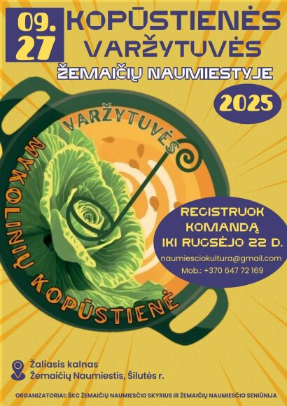 Kviečiame registruotis į kopūstienės virimo varžytuves!