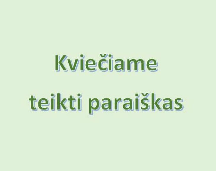 Bendruomenių dėmesiui!