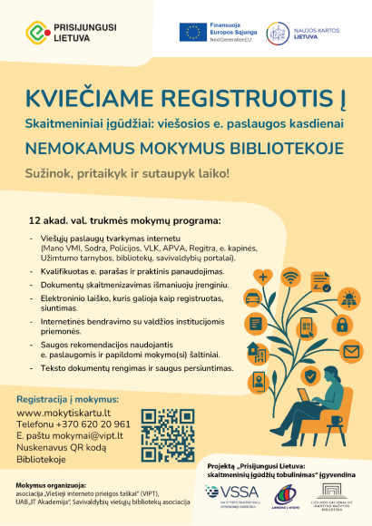Mokytis gali visi