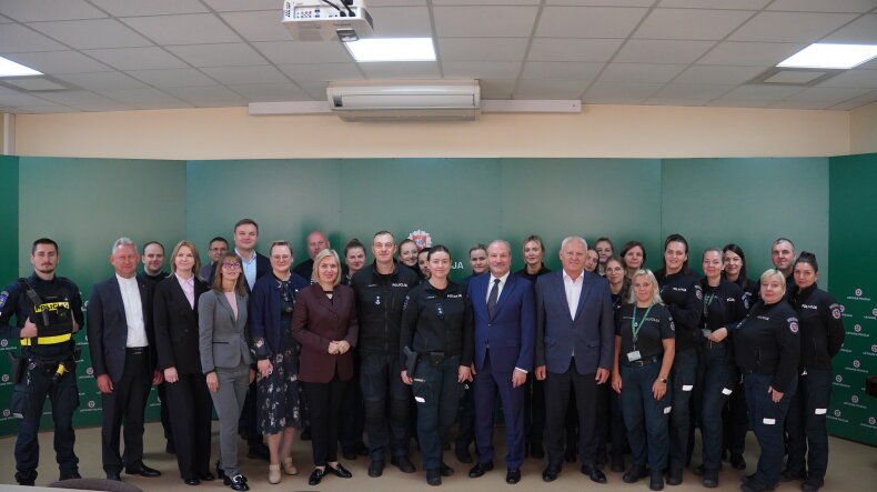 Pasveikinti Šilutės krašto policijos pareigūnai