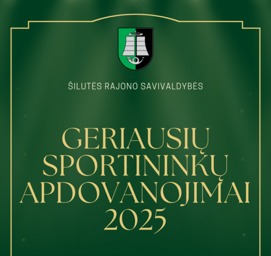 Kvietimas dalyvauti Savivaldybės geriausių sportininkų apdovanojimų ceremonijoje 