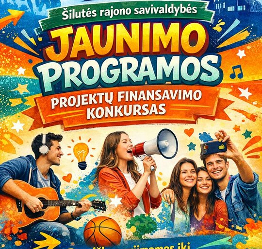 Jaunimo programos 2026 m. projektų konkursas