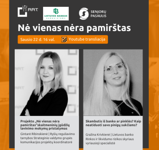 „Nė vienas nėra pamirštas“  vėl Jus kviečia į nuotolinę paskaitą