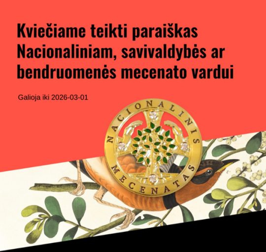 Kvietimas teikti siūlymus suteikti mecenatų vardus