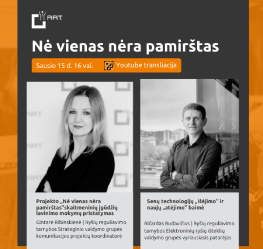 Kviečia į nemokamą nuotolinę paskaitą „Senų technologijų „išėjimo” ir naujų „atėjimo” baimė“
