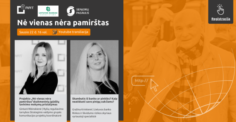 „Nė vienas nėra pamirštas“  vėl Jus kviečia į nuotolinę paskaitą