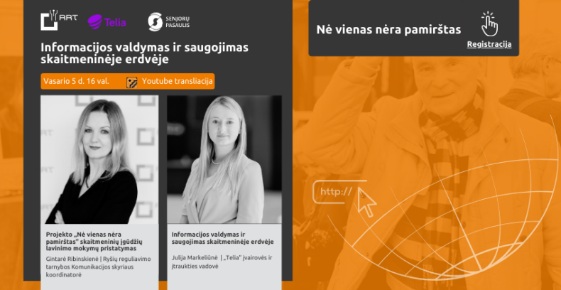 „Nė vienas nėra pamirštas“  ir vėl Jus kviečia į nuotolinę paskaitą