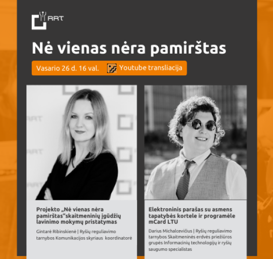 „Nė vienas nėra pamirštas“  ir vėl Jus kviečia į nuotolinę paskaitą