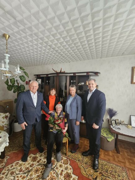 Pasveikinta 90-metė Valentina Sologubova